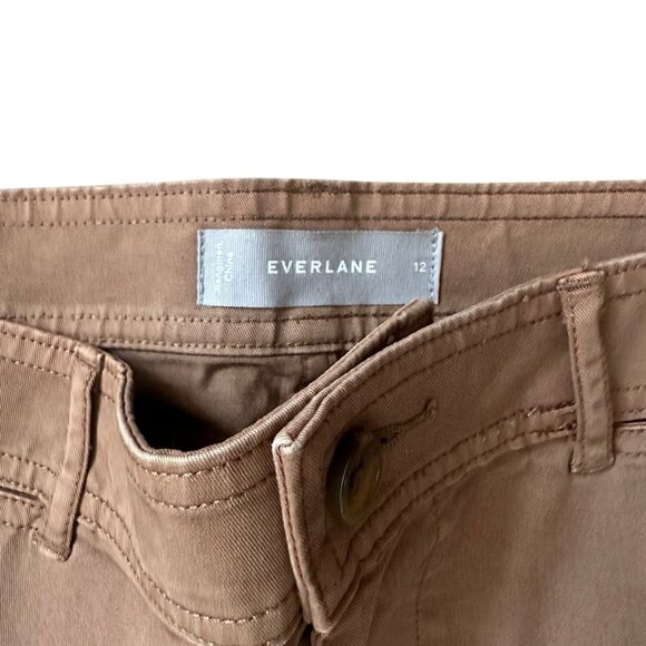 NWOT Lightweight Wide Leg Crop Chino - Picture 1 of 8